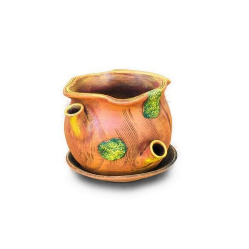Picture of Saksija panj mala 15cm etno keramika