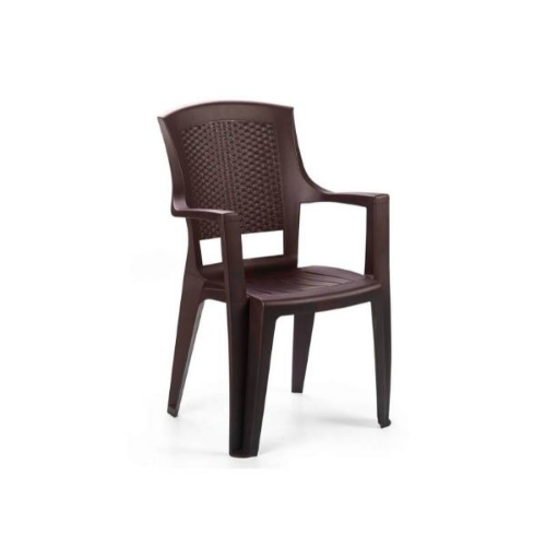 Picture of Baštenska stolica Flora DxŠxV: 54x55x81 cm, plastična, braon