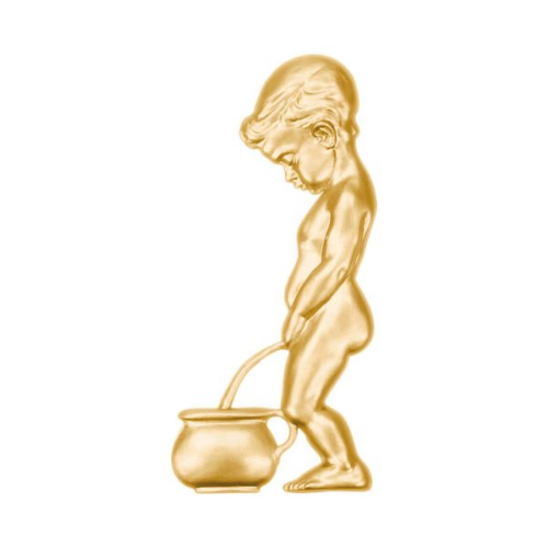 Picture of Ridder Oznaka za muški toalet gold PVC