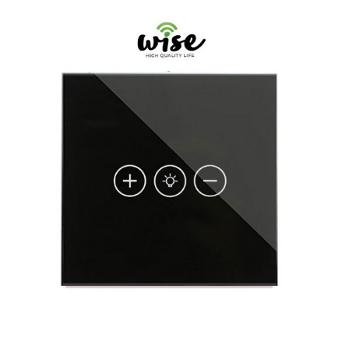 Picture of Wise dimer WiFi, stakleni panel crni