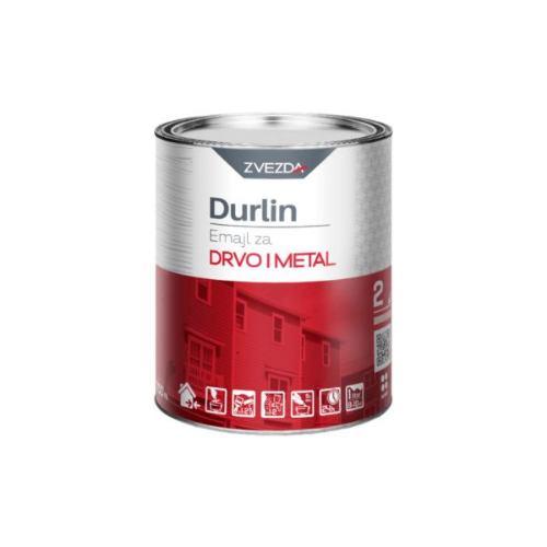 Picture of Durlin emajl za drvo i metal-crveni RAL 3020/0,2l