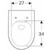 Picture of Geberit WC šolja konzolna Selnova T54 RF sa SC daskom