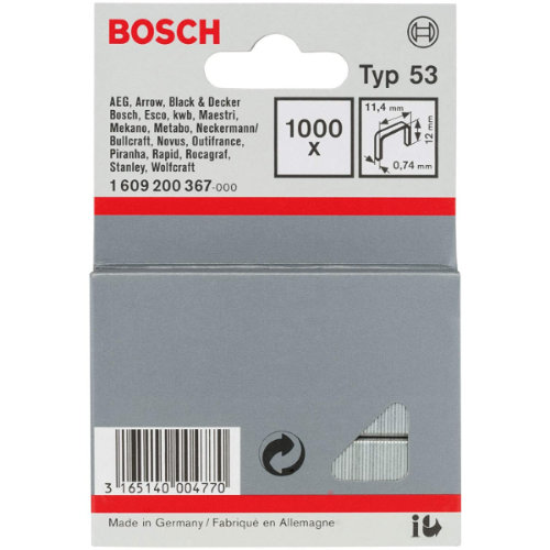 Picture of Bosch spajalica, tip 53, 11,4x0,74x12mm