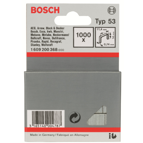 Picture of Bosch spajalica, tip 53, 11,4x0,74x14mm