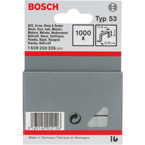 Picture of Bosch spajalica, tip 53, 11,4x0,74x6mm