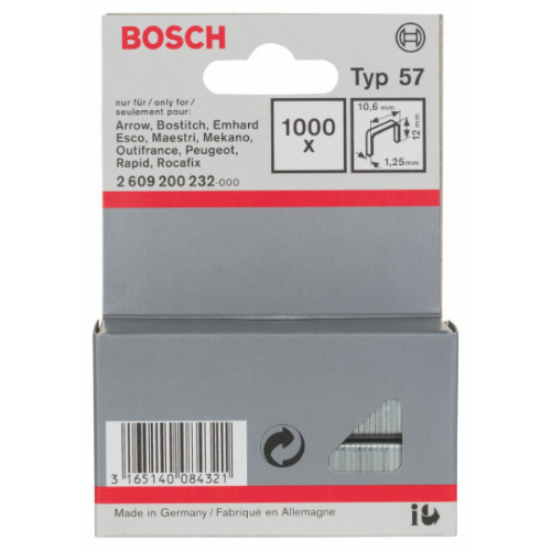 Picture of Bosch spajalica, tip57, 10,6x1,25x12mm
