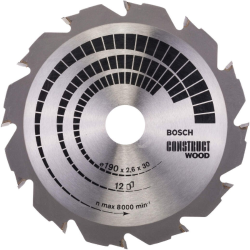 Picture of Bosch list testere kružni za drvo 190mm 12T construct
