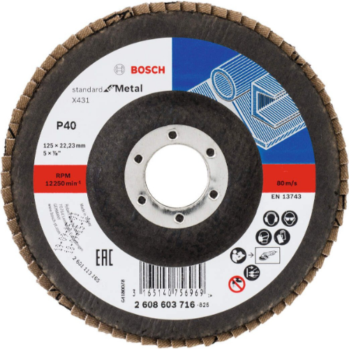 Picture of Bosch flap disk ravni X431 za metal standard 125mm