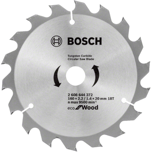Picture of Bosch list testere kružni za drvo 160mm 18T ECO
