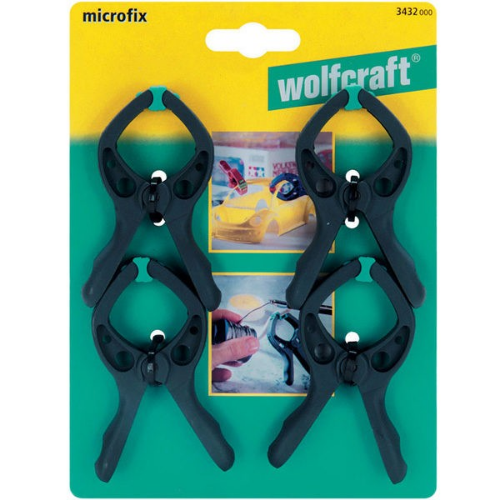 Picture of Wolfcraft microfix - štipaljka pakovanje 4 komada