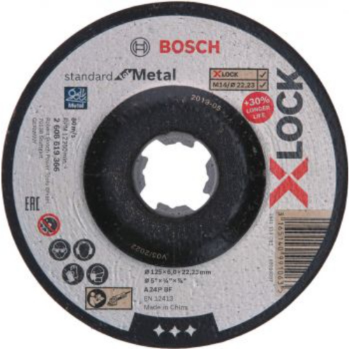 Picture of Bosch brusna ploča izvijena X-LOCK Standard za Metal 6mm
