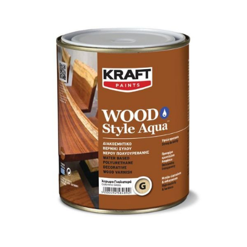 Picture of Kraft wood style aqualak sjaj 0.75l bezbojni lak
