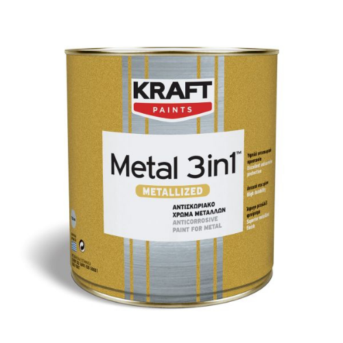 Picture of Kraft metal 3in1 met. crni 0.75l boja za metal