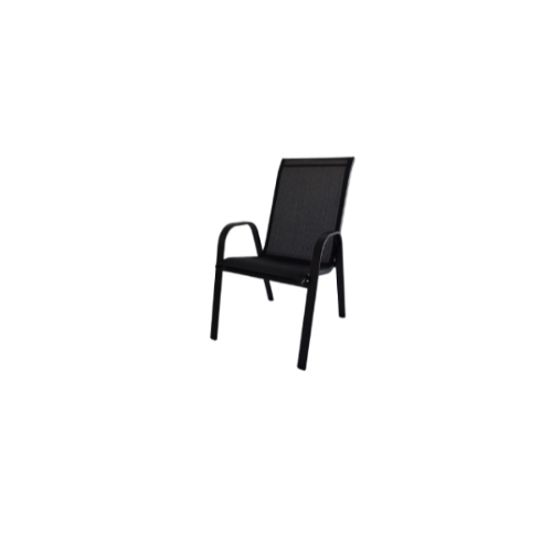 Picture of Baštenska stolica Santiago DxŠxV: 71x54x94 cm, metal, crna