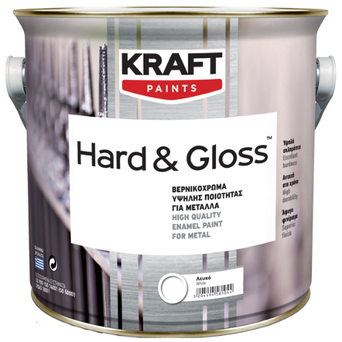 Kraft hard&gloss crna 650ml emajl za metal i drvo