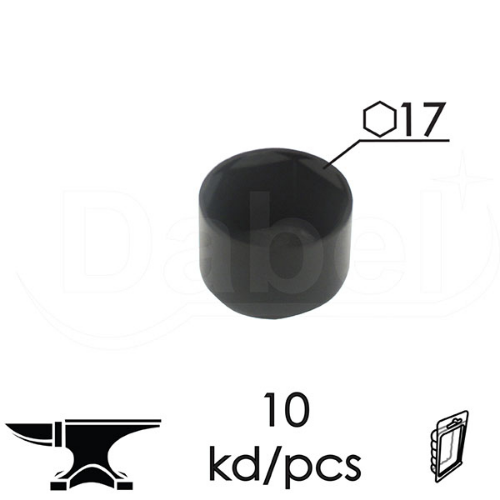Picture of Dabel kapica za matice km1 crna ok17 (10kom) dbp1