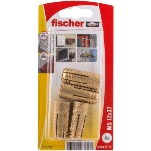 Picture of Fischer MS 12x37 K NV mesingani tipl