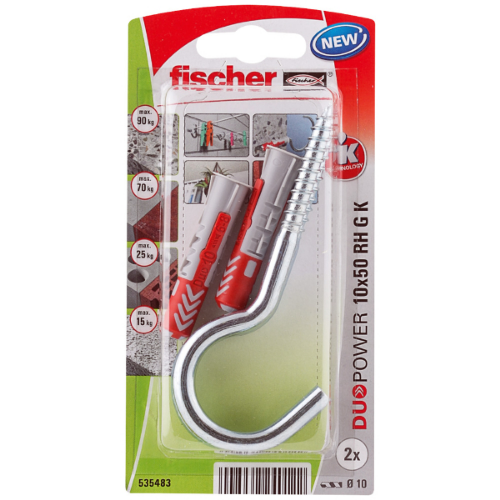 Picture of Fischer Duopower 10x50 RH G K NV univerzalni tipl i kuka