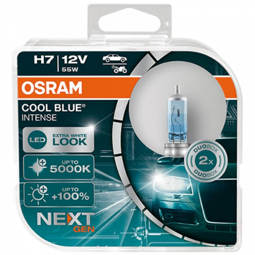 Picture of Osram haloge 12V H7 55W cool blue intense n gen duo