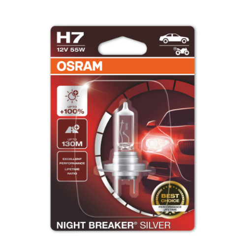 Picture of Osram Night breaker silver duo halogena sijalica 12V H7 55W