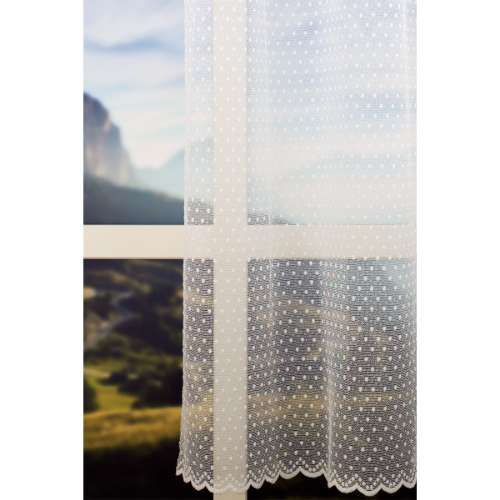 Picture of Rovitex Curt bela zavesa sa tačkicama 140x240 cm