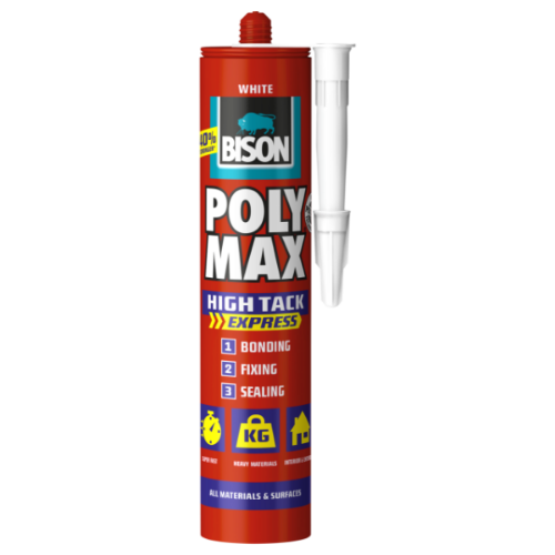 Picture of Bison Poly Max High Tack lepak, beli, 440 g