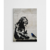 Picture of Slika devojčica i ptica, 50x70 cm