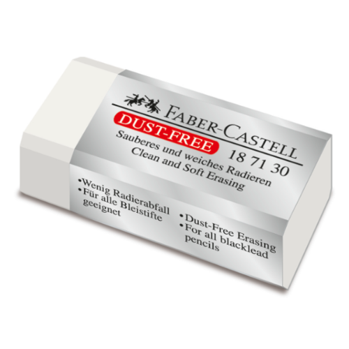 Picture of Faber Castell dust free gumica, bela
