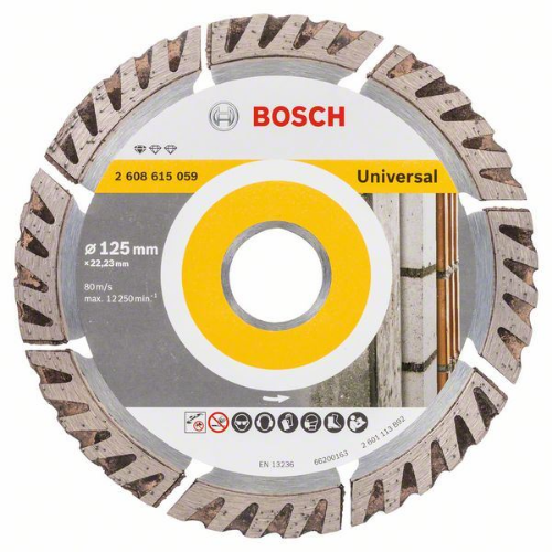 Picture of Bosch Universal dijamantska rezna ploča 125x22,23 mm