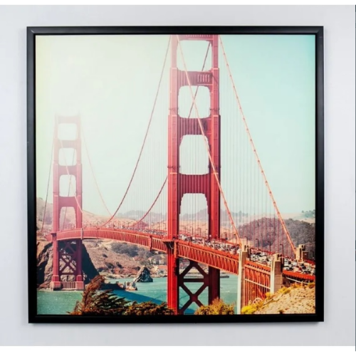 Picture of Slika na platnu sa ramom crveni most 80x80cm