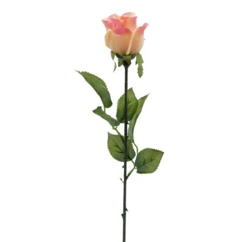 Picture of Veštački cvet ruža sa rosom 52cm, roze