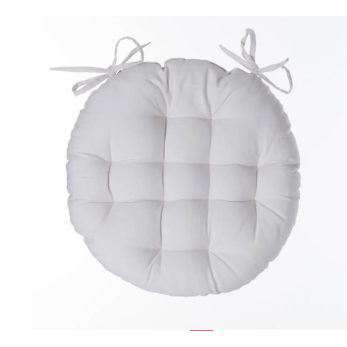 Picture of Atmosphera okrugli jastuk za stolicu, beli