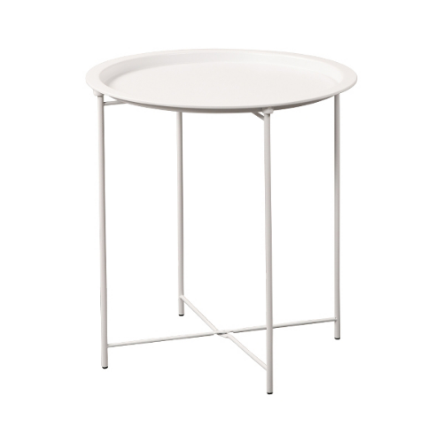 Picture of Kesper metalni okrugli pomoćni sto, beli