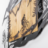 Picture of Zidna dekoracija drvo/metal planina 110x3x65cm