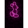 Picture of Zidna dekoracija LED Mickey Mouse 27x49x3cm pink