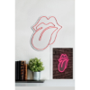 Picture of Zidna dekoracija LED lips 36x41x2cm pink
