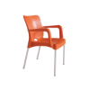 Picture of Baštenska stolica Fulya DxŠxV: 54x55x81 cm, plastika i metal, narandžasta