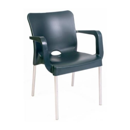 Picture of Baštenska stolica Fulya DxŠxV: 54x55x81 cm, plastika i metal, tamno zelena
